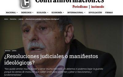 Resoluciones judiciales o manifiestos ideológicos
